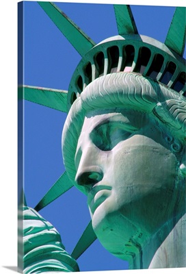Close-Up Of Statue Of Liberty, Manhattan, New York City, New York, USA