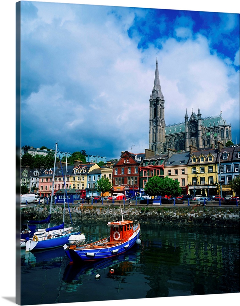 Cobh Cathedral and Harbour, County Cork, Ireland
