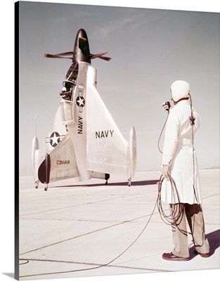 Convair XFY Pogo, An Experimental Turboprop Powered Tailsitting Fighter, 20th C.