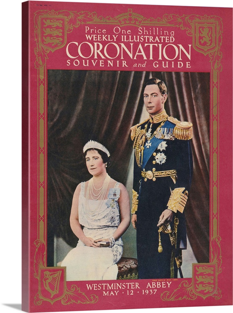 Weekly Illustrated magazine Coronation Souvenir and Guide to the coronation of King George VI of England (1895 - 1952).  H...