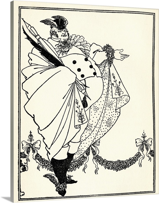 Design By Aubrey Beardsley, The Contents Page Of The Savoy Volume 1 ...