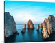 image thumbnail of Dramatic rock formations and Arcos de Cabo San Lucas (Arch of Cabo San Lucas) on the coast at Lands End at sunset, Cabo Sa...