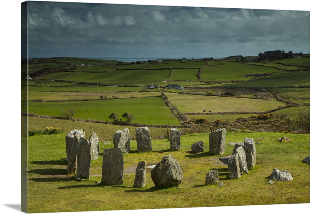 Drombeg Stone Circle Near Glandore On The Wild Atlantic Way, West Cork; County Cork, Ireland