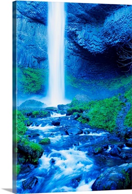 Elowah Falls, Oregon, Usa