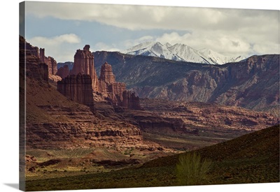 Fisher Towers in Castle Valley; Utah, United States of America