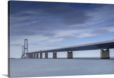 Great Belt Bridge Between Fyn And Zealand, Denmark