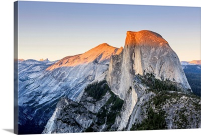 Half Dome at sunset from Glacier Point, Yosemite National Park, California