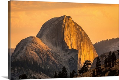 Half Dome at sunset, Yosemite National Park, California
