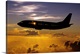 image thumbnail of Hawaii, Airplane In Silhouette Sunset In Sky