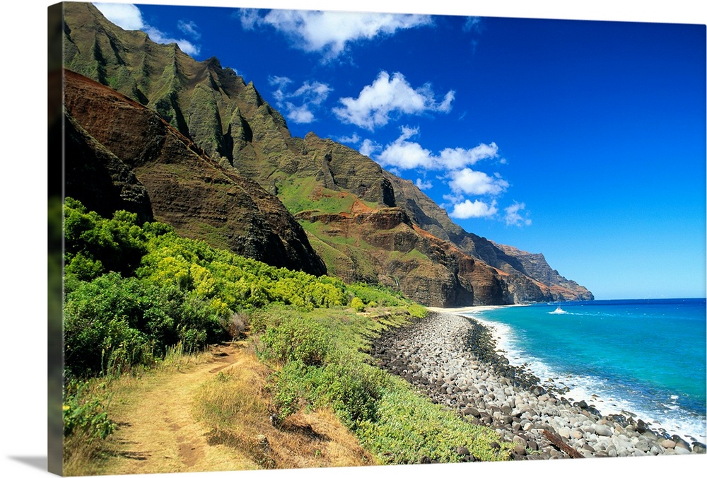 Hawaii, Kauai, Na Pali Coast, Scenic Coastline