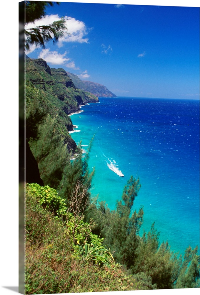 Hawaii, Kauai, Napali Coast, Dramatic Cliffs, Ocean