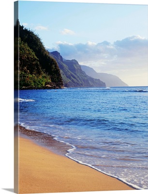 Hawaii, Kauai, Napali Coast, Haena Beach, Late Afternoon