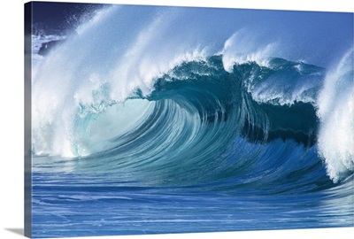 Hawaii, Large Wave Curling