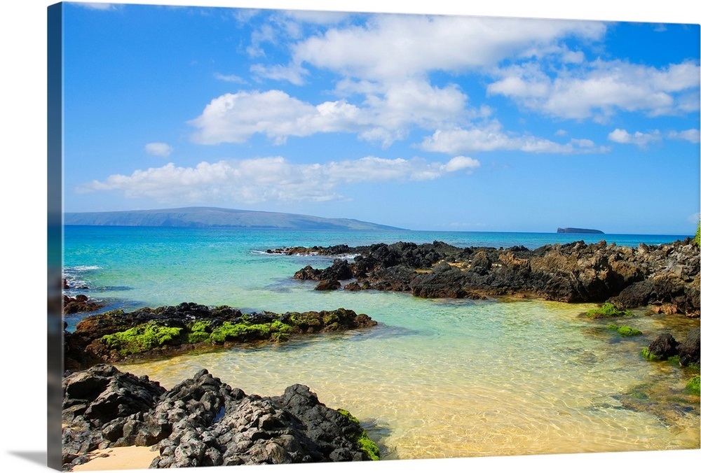 Hawaii, Maui, Makena, Maui Wai Or Secret Beach Wall Art, Canvas Prints