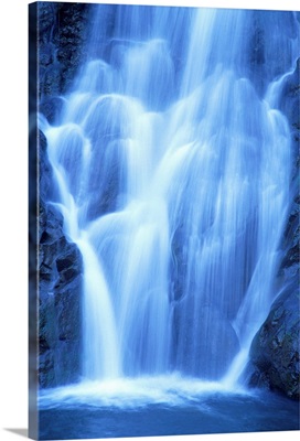 Hawaii, Oahu, North Shore, Waimea Falls Park, Waterfall