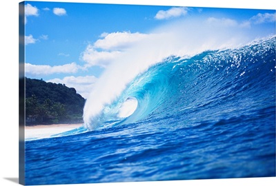 Hawaii, Oahu, Perfect Wave At Pipeline