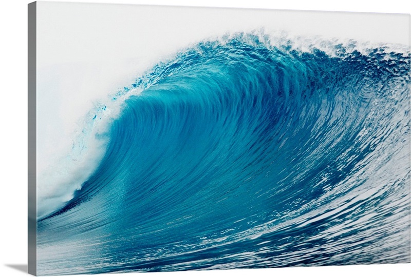 Hawaii, Oahu, Pipeline, Wave Breaking | Great Big Canvas