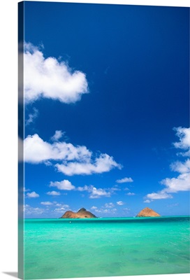 Hawaii, Oahu, Turquoise Ocean To Horizon