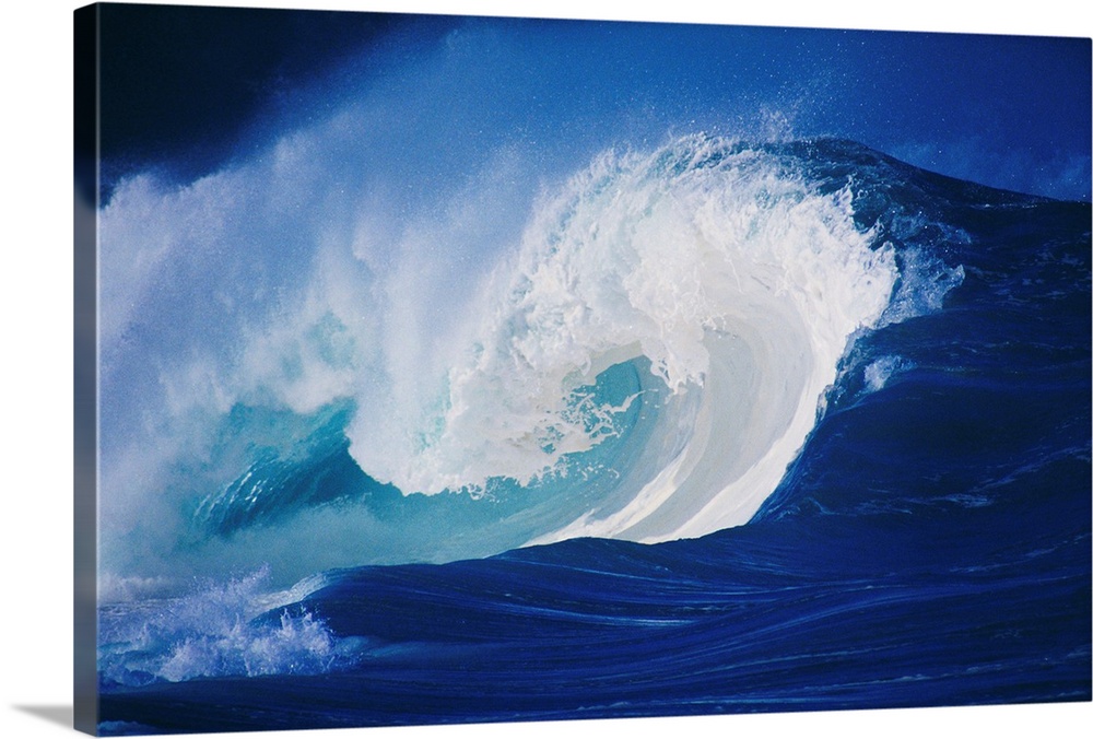 Hawaii, Powerful Wave, White Water