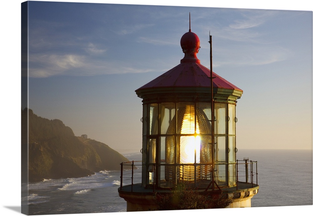 Heceta Head Lighthouse Along The Oregon Coast; Oregon, USA