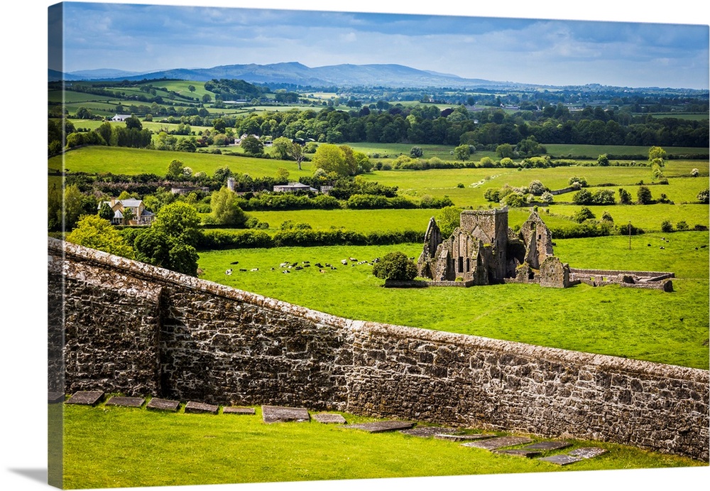 Hore Abbey, a ruined Cistercian monastery near the Rock of Cashel, Cashel, County Tipperary, Ireland