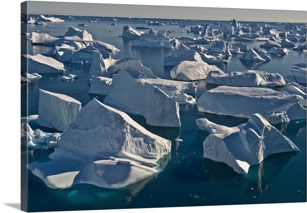 Icebergs in cape York, Greenland, Greenland.