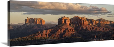 Iconic Red Rock Formation Called Cathedral Rock Near Sedona In Northern Arizona