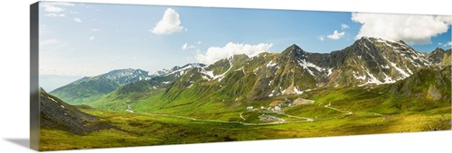 Independence Mine State Historical Park from Gold Cord Lake, Hatcher ...