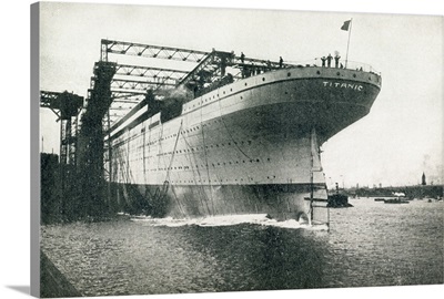 Launching Of The RMS Titanic Of The White Star Line, Belfast 1911