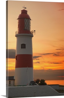 Lighthouse; Whitburn, Tyne And Wear, England
