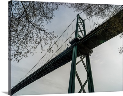 Lions Gate Bridge, Stanley Park, Vancouver, British Columbia, Canada