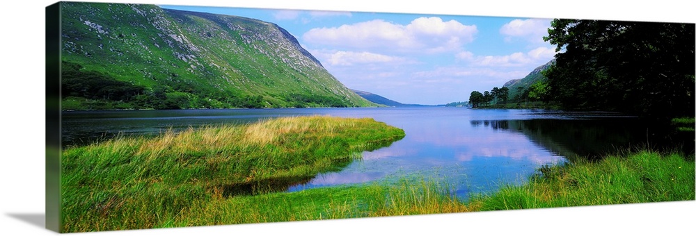 Lough Veagh, Glenveagh National Park, Co Donegal, Ireland, Lake Taken From The Shore