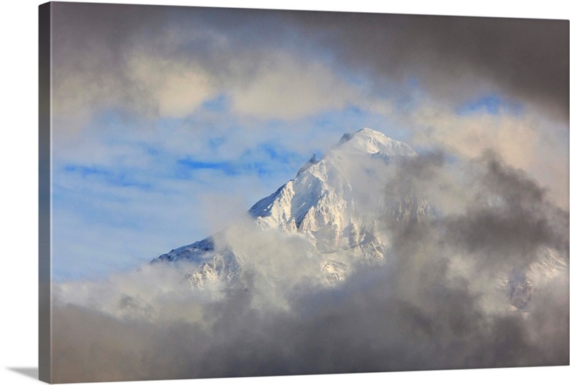 Mount Hood Through Storm Clouds; Oregon, USA Wall Art, Canvas Prints ...