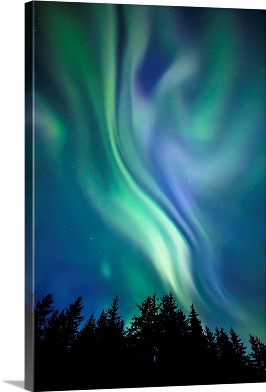 Northern Lights, Tongass National Forest, Near Juneau, Alaska, United