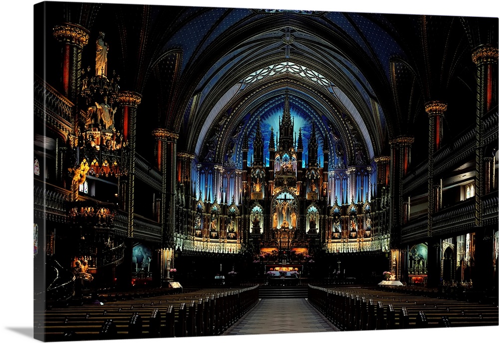 Notre Dame Basilica, Montreal, Quebec, Canada
