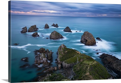 Nugget Point On The Coast Of The South Island Of New Zealand, Otago, New Zealand