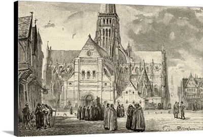 Old St. Paul's Cathedral, London, England, In The 16th Century