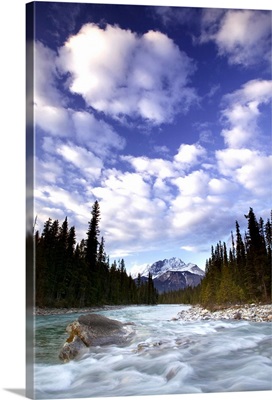 Ottertail Range And Kicking Horse River, Yoho National Park, British Columbia, Canada