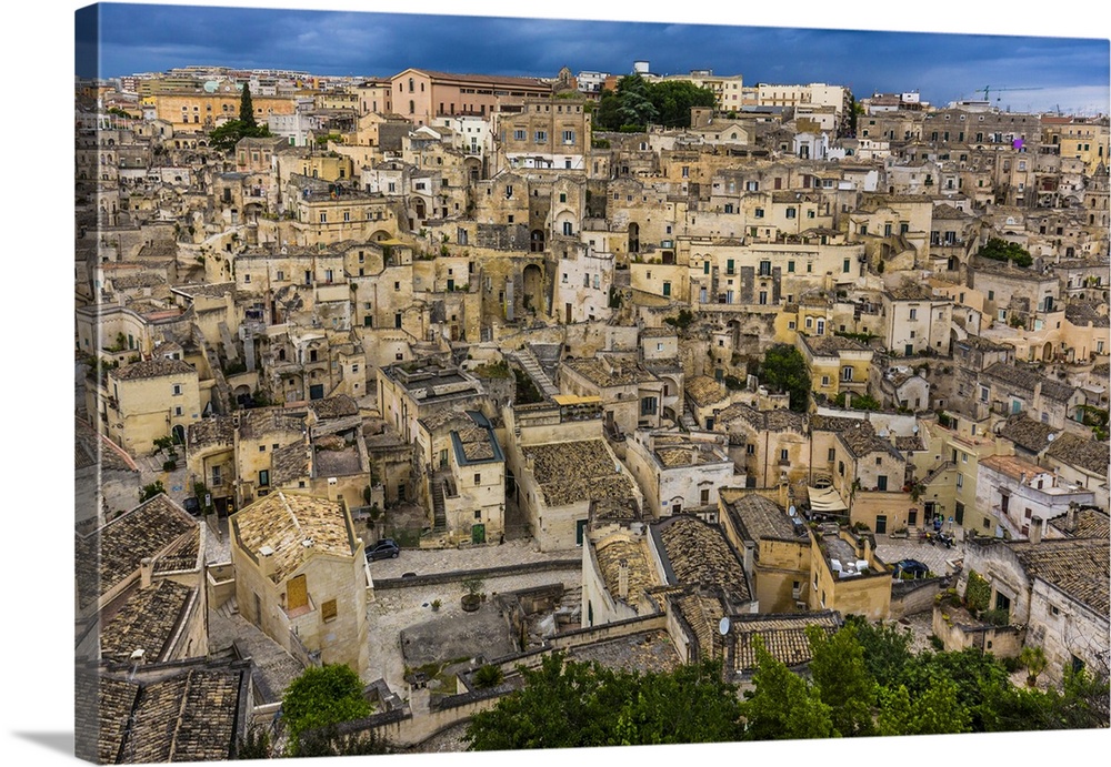 Overview of Matera, Basilicata, Italy