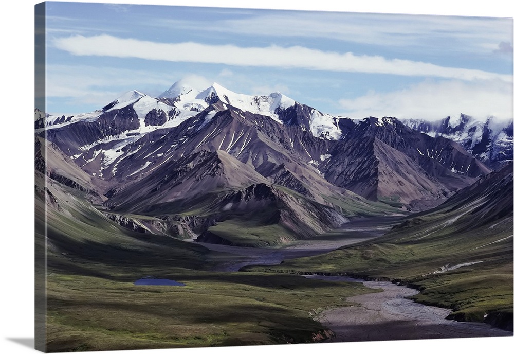 Overview of the natural beauty in Denali National Park and Preserve, Alaska, USA, Alaska, United States of America