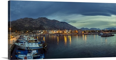 Panoramic View Of The Harbour At Twilight