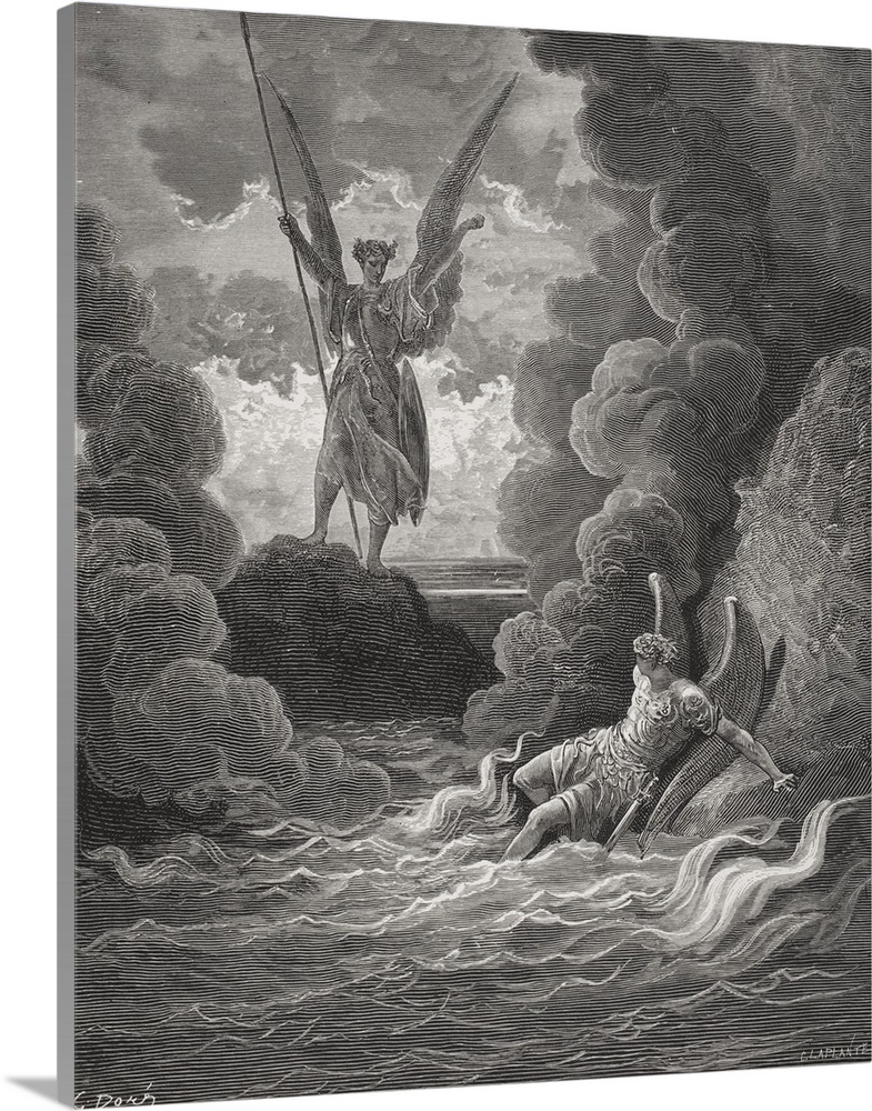 Engraving by Gustave Dore 1832-1883 French artist and illustrator