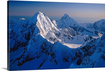 Peak Next To Mt. Fairweather Southeast Alaska, Glacier Bay National Monument