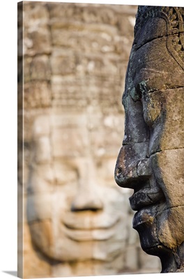 Profile Of Avalokiteshvara Statue From Bayon Temple, Angkor,Siem Reap,Cambodia