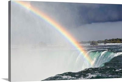 Rainbow Over Horseshoe Falls, Niagara Falls, Ontario, Canada