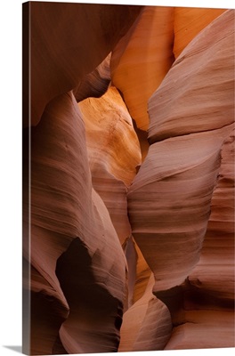 Red Rock Formations, Antelope Canyon, Arizona, Usa