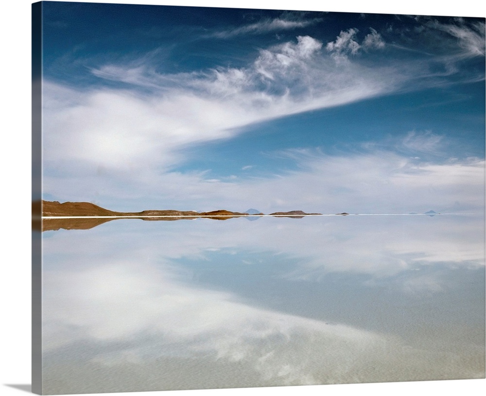 Reflection In Uyuni Salt Flat, Bolivia