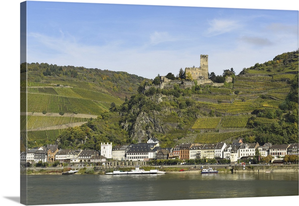 Rhine Valley, Castle Gutenfels, Kaub, Loreley, Rhein-Lahn-Kreis, Germany