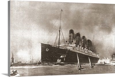 RMS Lusitania Cunard Line Ocean Liner