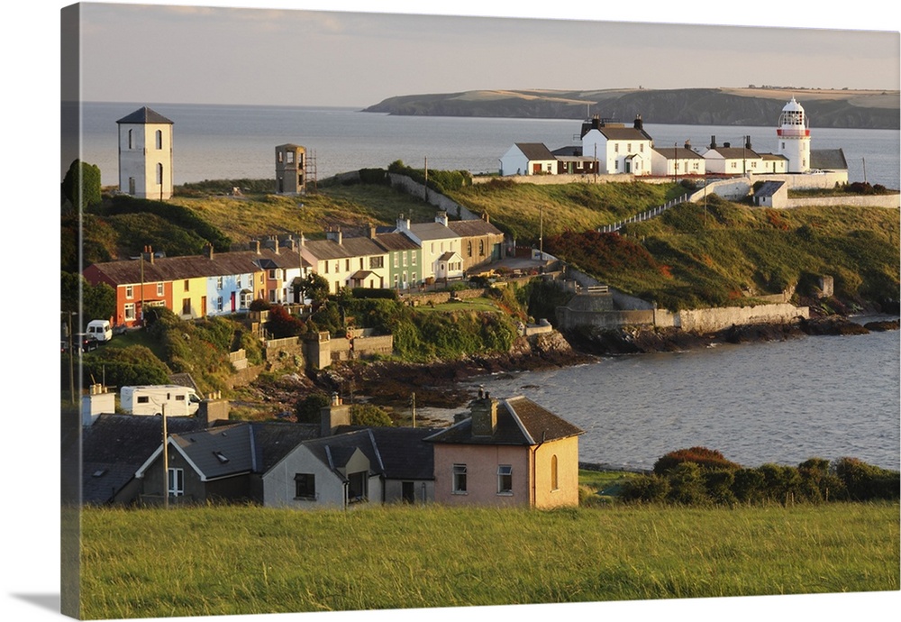 Roches Point Lighthouse In Cork Harbour In Munster Region; County Cork, Ireland